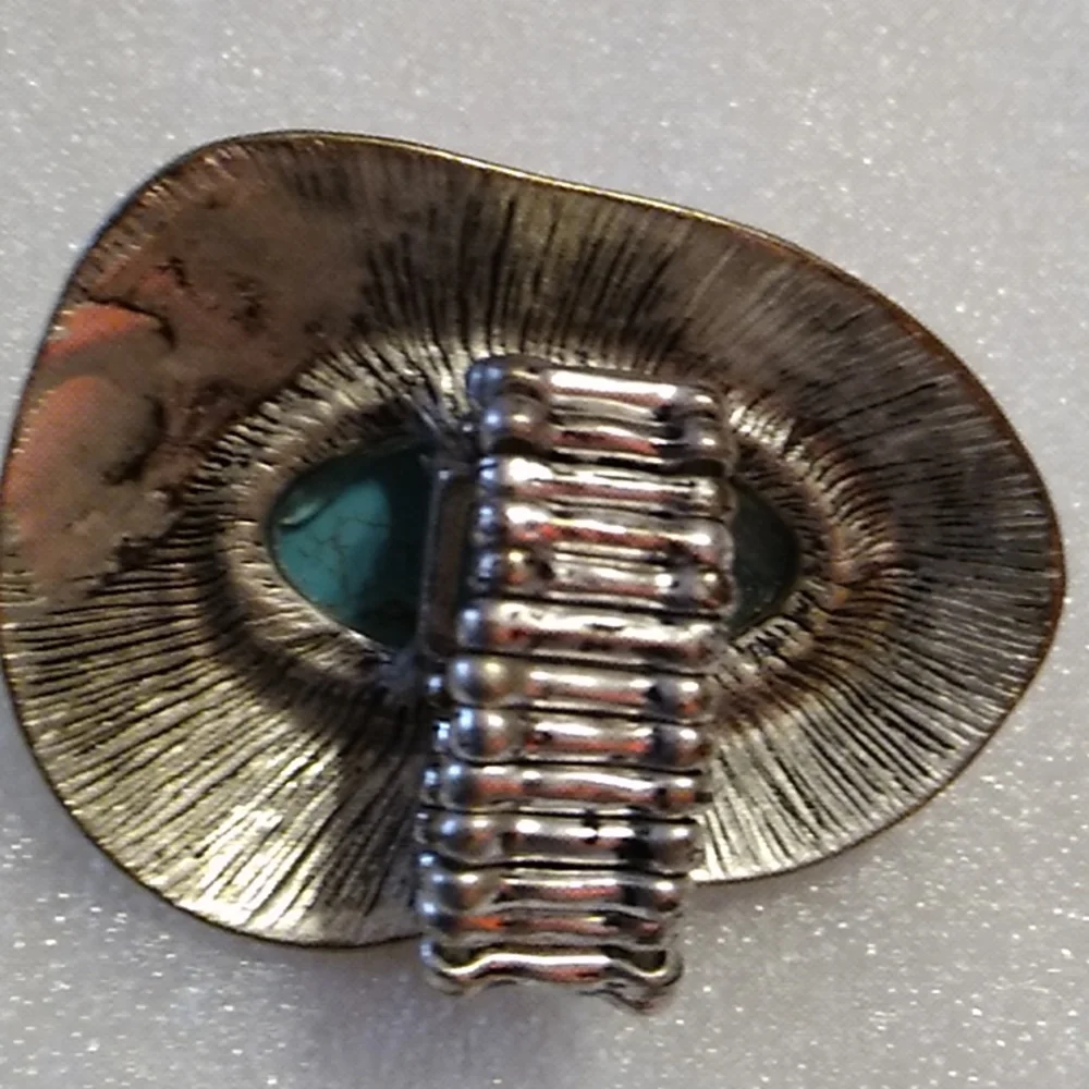 Nwt Faux Turquoise Stretch Ring - Picture 4 of 8